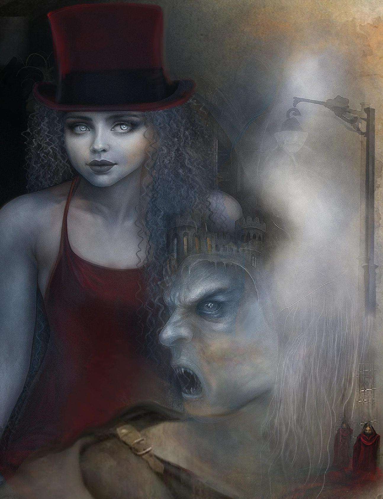 Naddy Batten, the Bow of Ebonunder, interior illustration from The Under Legend: The Book of Shallowalker by HB Wallen